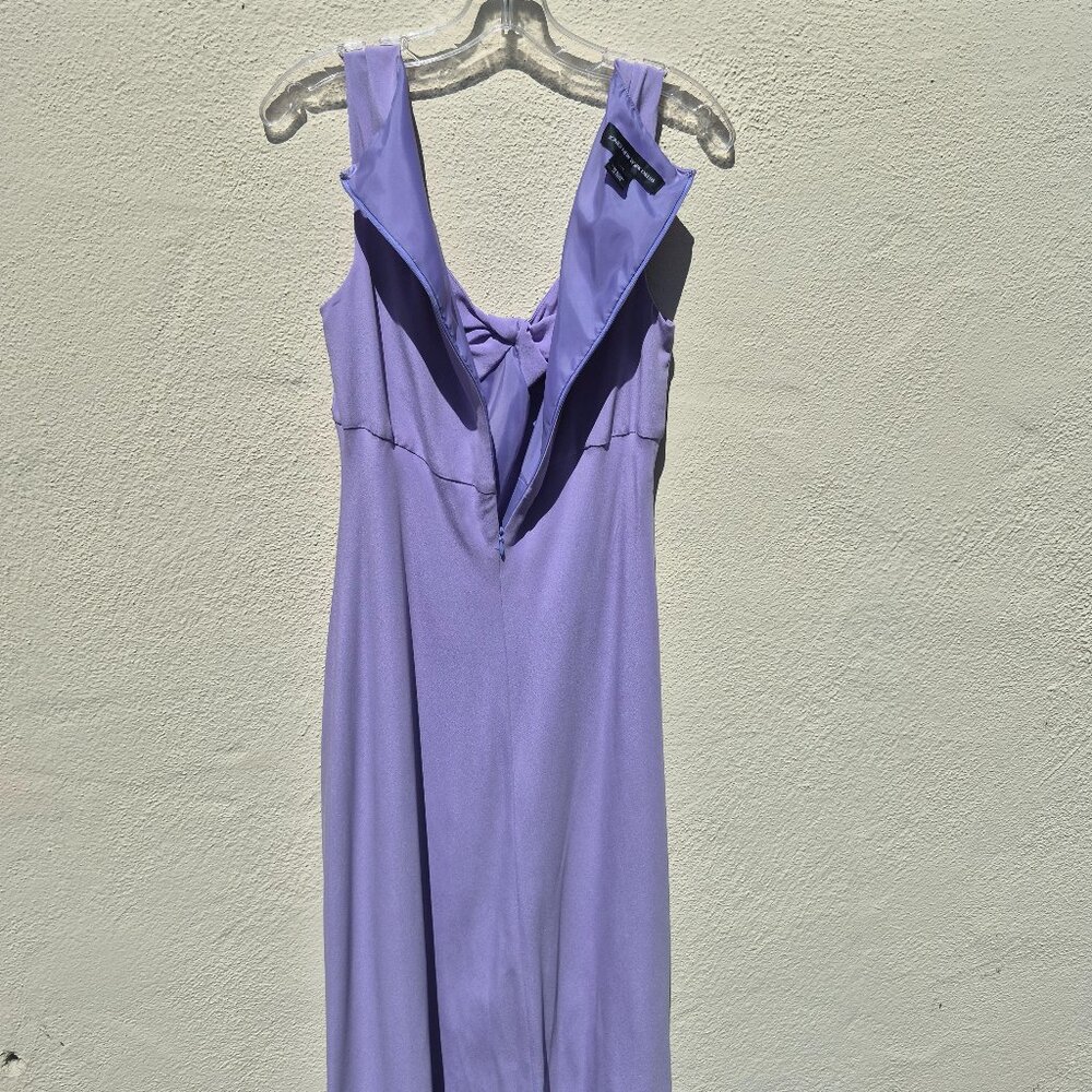 90s/Y2K Style Silk Flowy Maxi Dress Gown Size 14 - Picture 13 of 16
